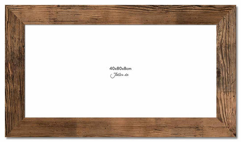 Altholzbilderrahmen 40x80|8cm